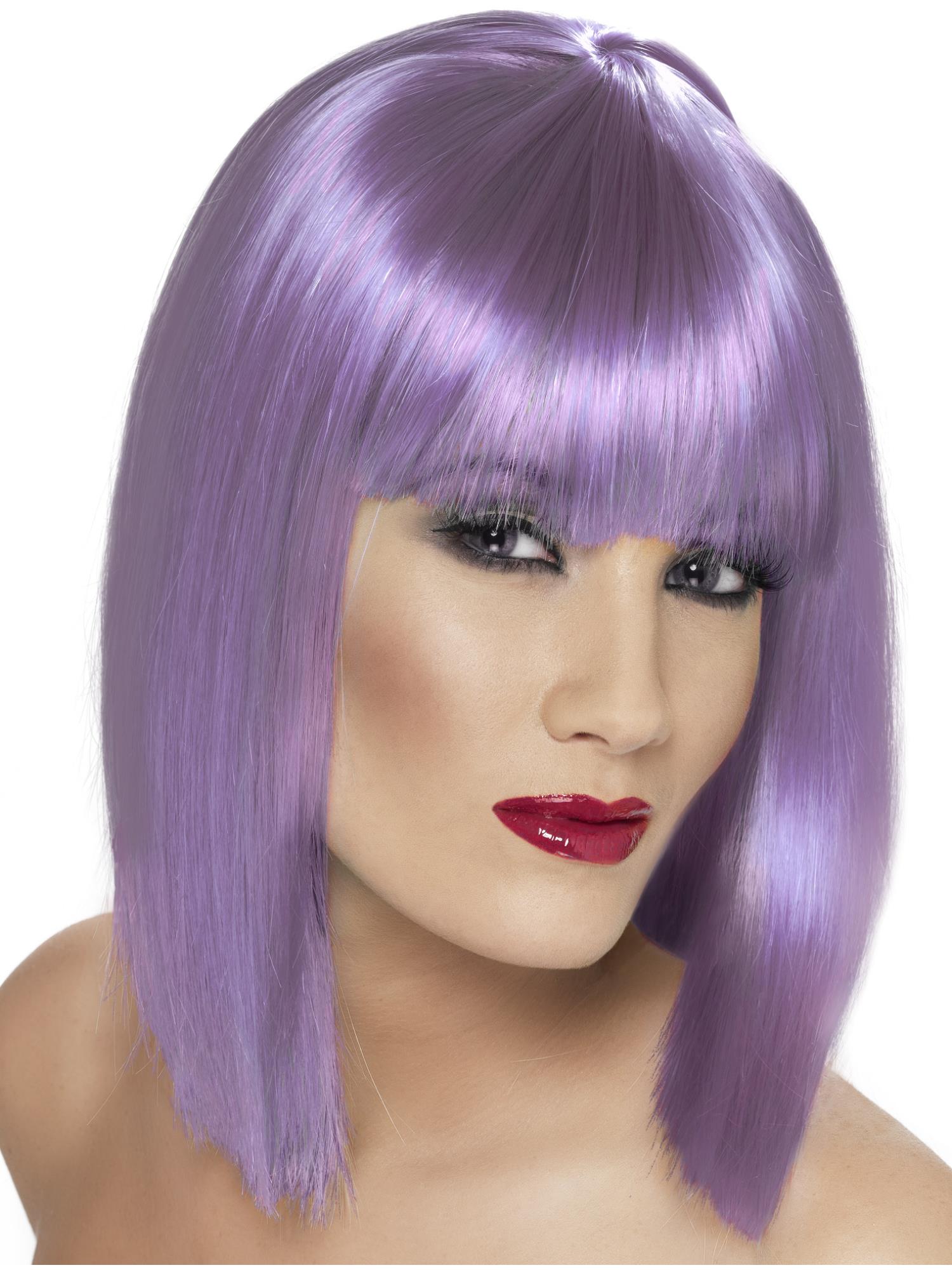 smiffys-glam-bob-per-cke-neongr-n-mit-pony image 5