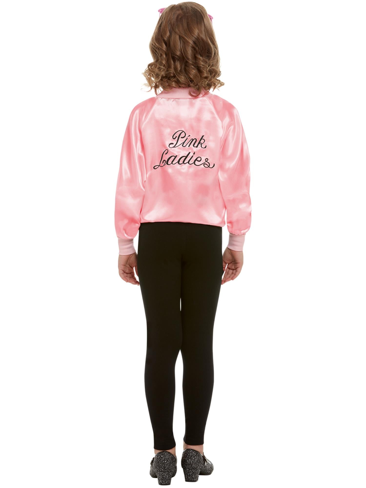 smiffys-fever-grease-pink-ladies-jacke-kinder-s-rosa-satin image 3