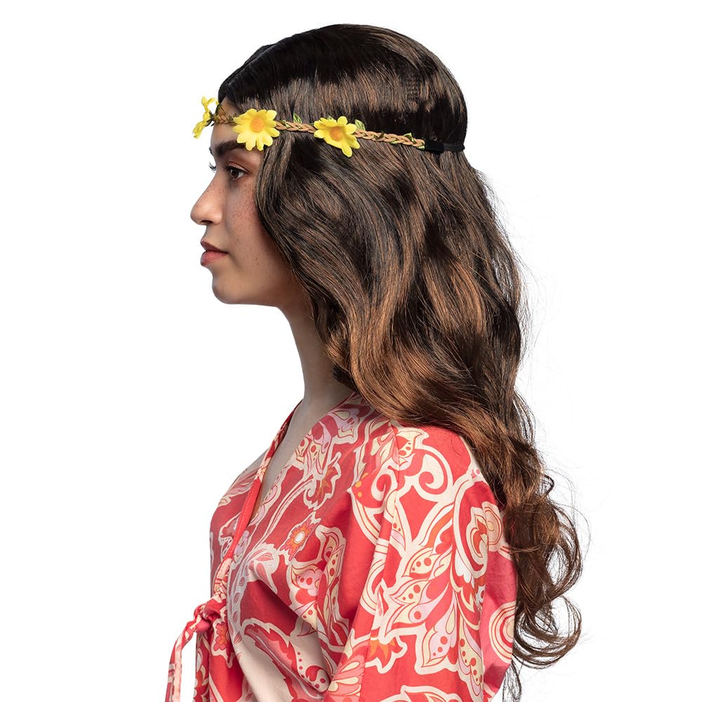 boland-joy-85826-per-cke-braun-lang-mit-blumenhaarband image 2