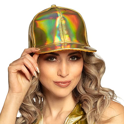 boland-headwear-basecap-holo-cap-gold-holografisch image 8