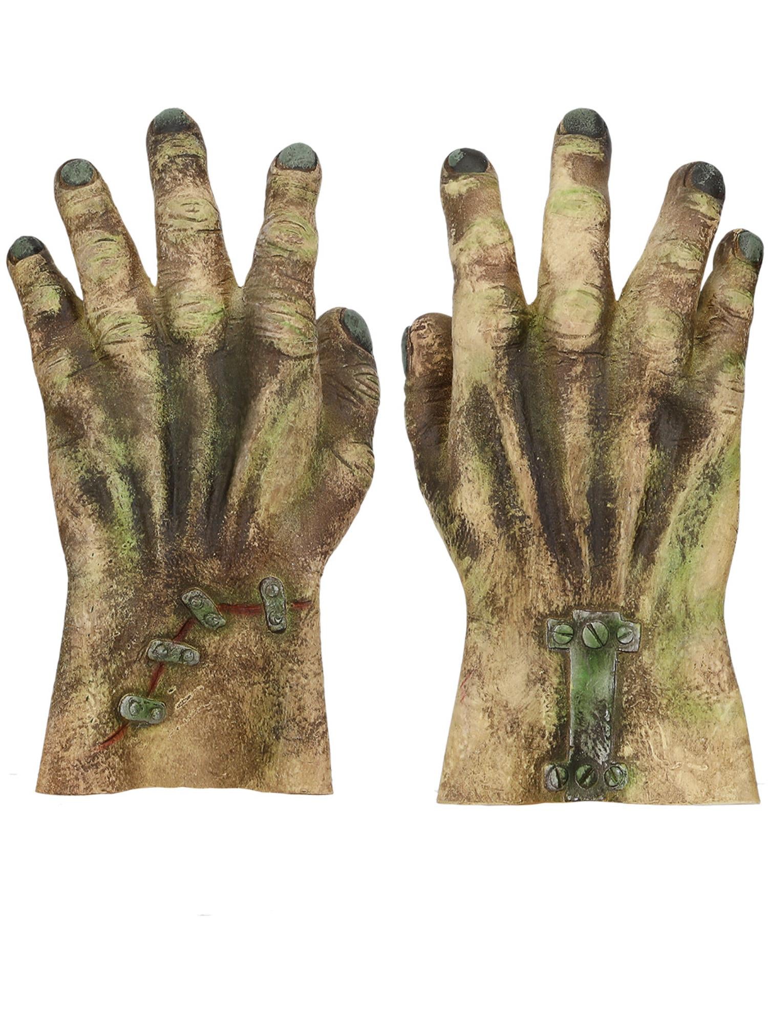 smiffys-makeup-fx-frankenstein-latex-handschuhe-gr-n image 3