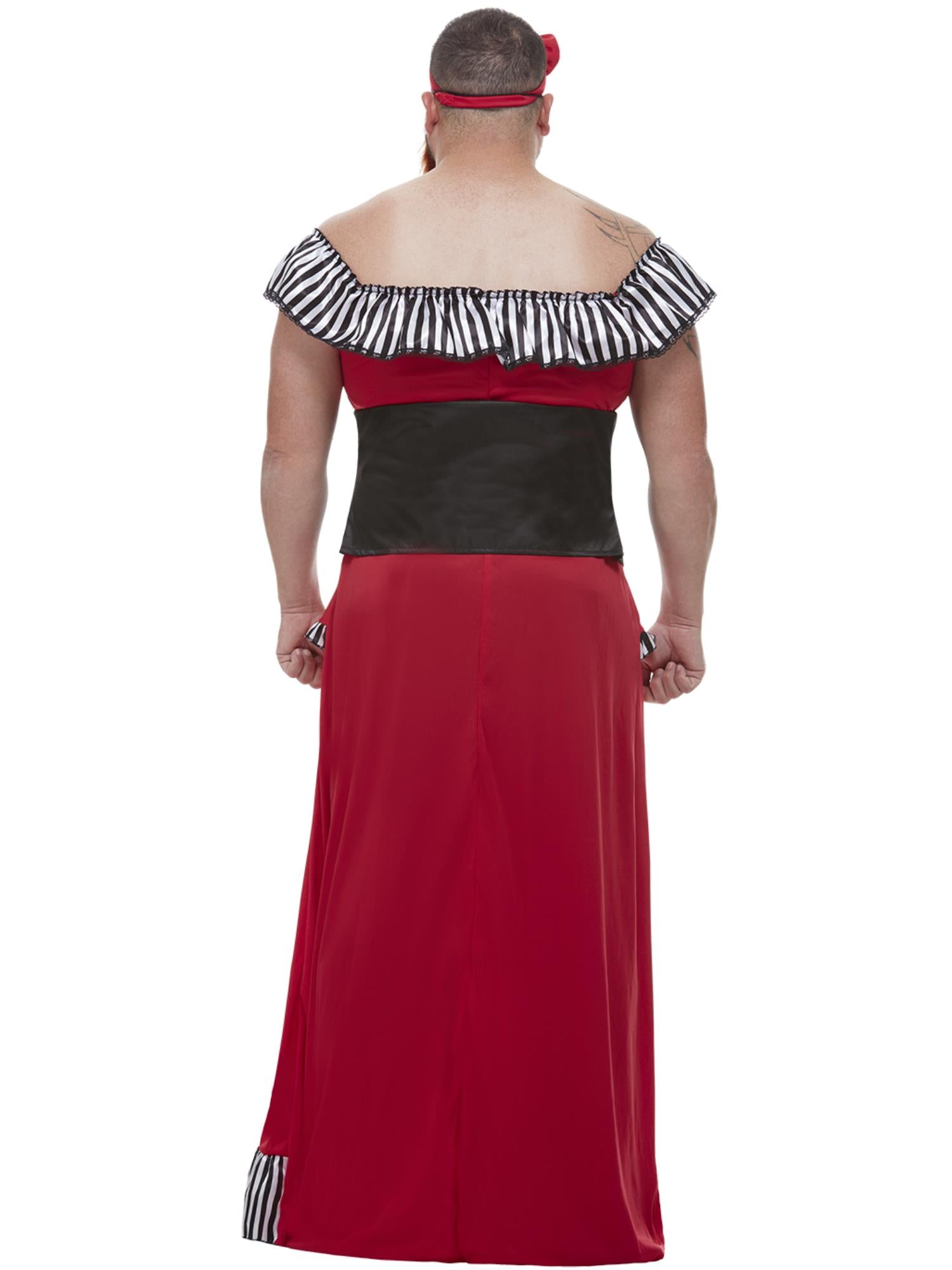 smiffys-fever-bearded-lady-kost-m-rot-gr-m image 2