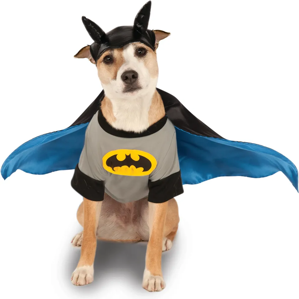 rubie-s-deluxe-batman-hundekost-m-xxl-mehrfarbig-cape image 1