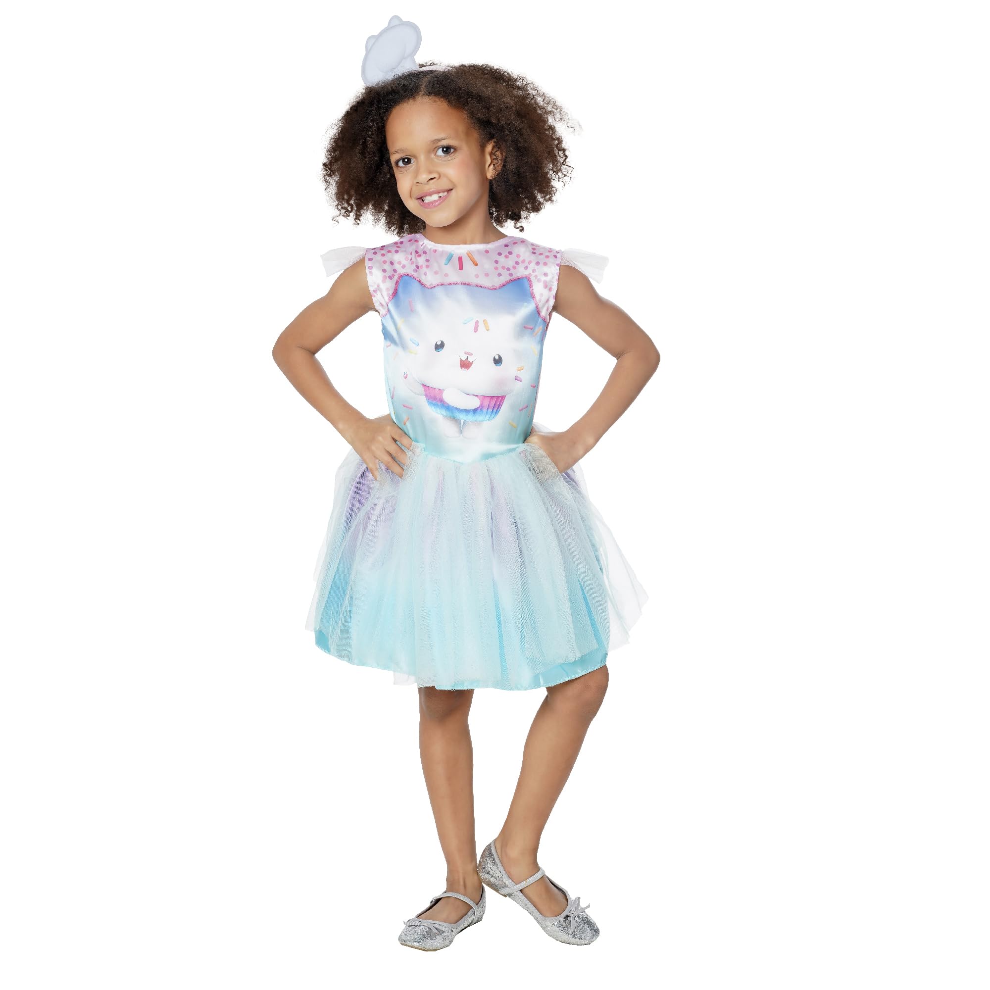 rubie-s-deluxe-cakey-cat-tutu-kleid-kinder-3-5-jahre-rosa image 1