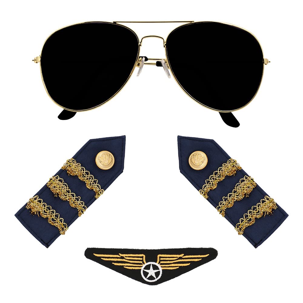 boland-kost-m-set-pilot-brille-brosche-schulterpolster image 1
