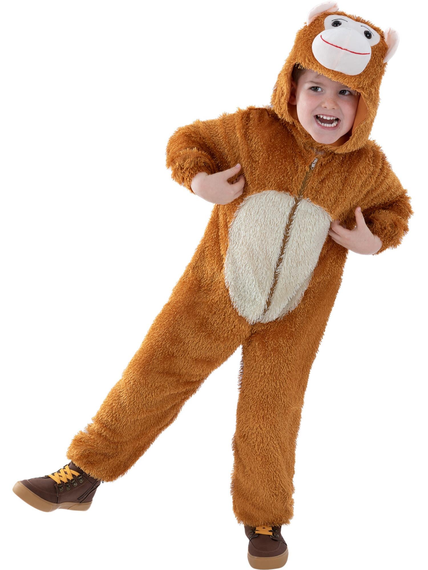 smiffys-fever-monkey-kost-m-affenkost-m-overall-small image 1
