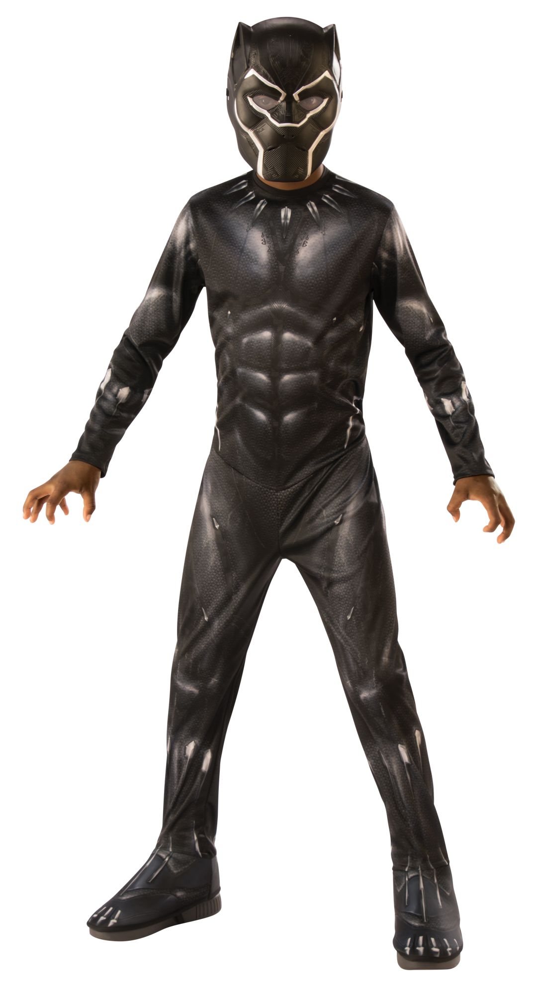 rubies-black-panther-kost-m-schwarz-mit-maske image 1