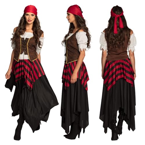 boland-piratin-tornado-damenkostuem-36-38-kleid-korsett image 7