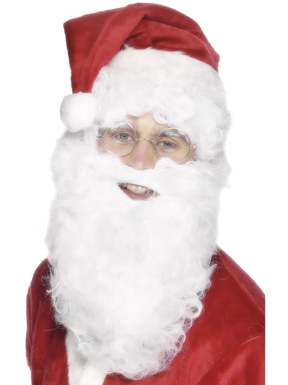 smiffys-fever-weihnachtsmann-bart-wei-economy image 1