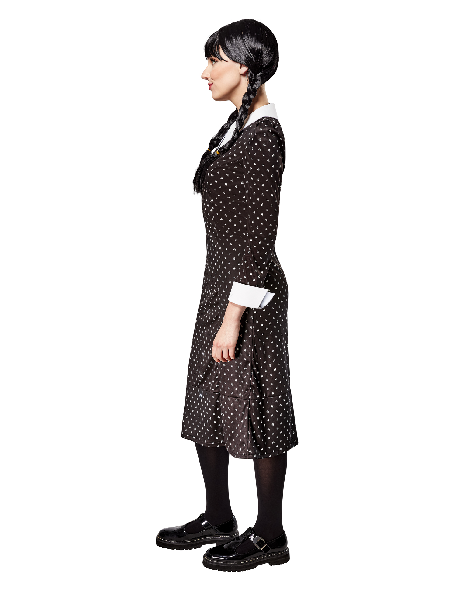 rubies-wednesday-erwachsene-kost-m-schwarzes-kleid image 4