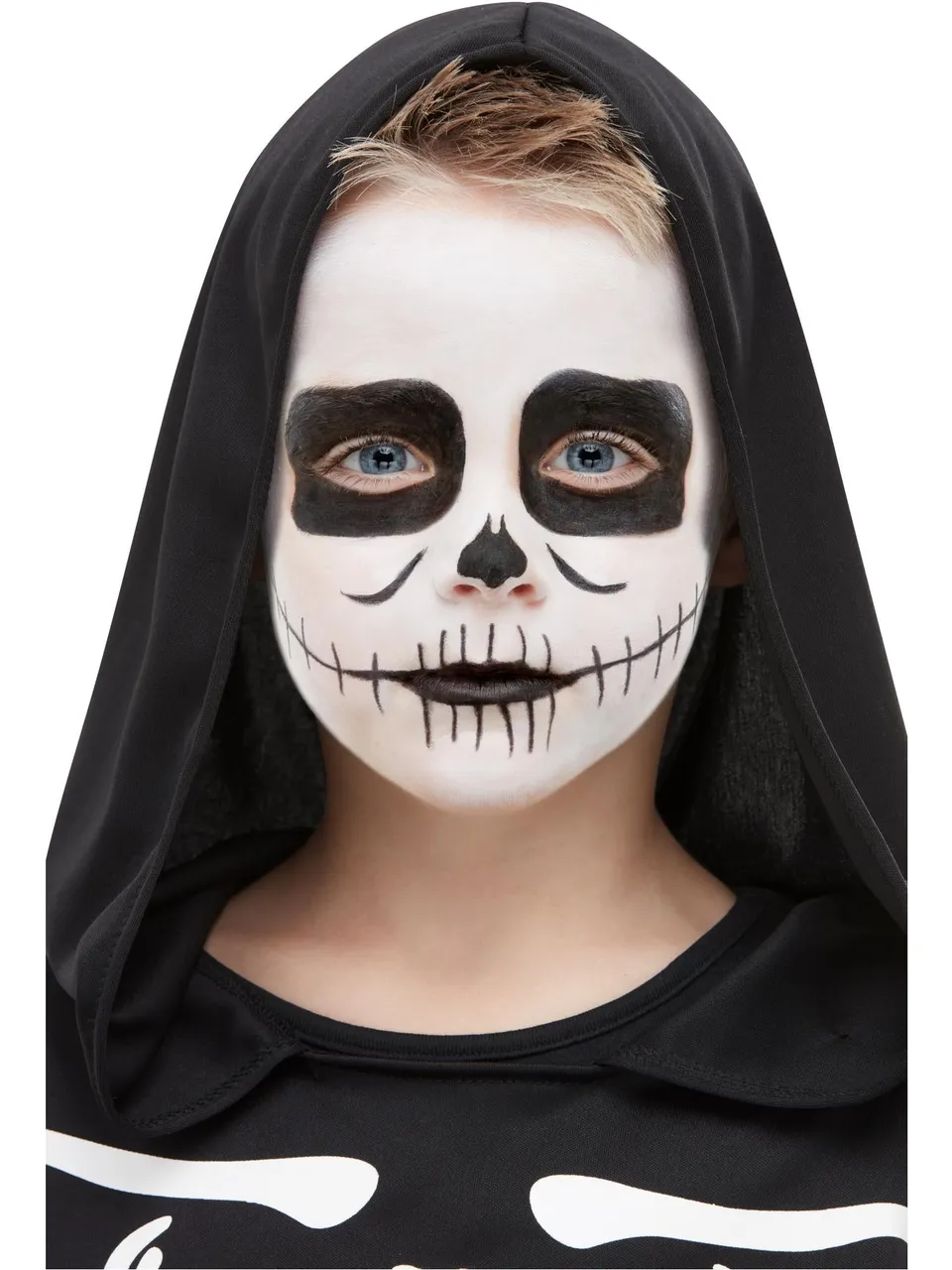 smiffys-makeup-fx-kids-skeleton-kit-schminke-aqua-schwarz-wei image 1