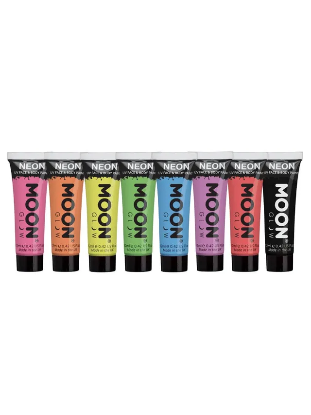 smiffys-makeup-fx-moon-glow-face-paint-schwarz-12-ml image 1
