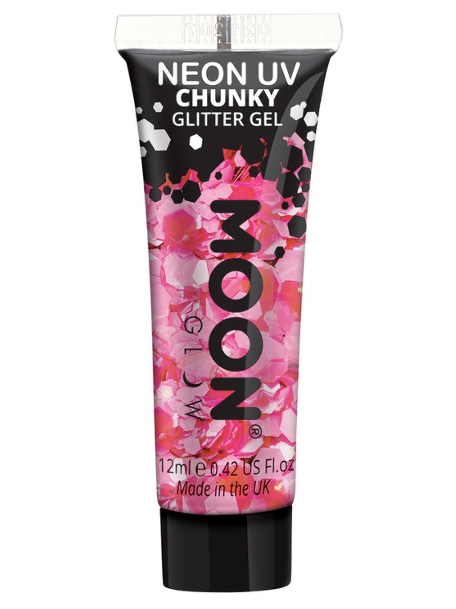 smiffys-makeup-fx-glitter-gel-blau-12-ml-neon-uv image 6