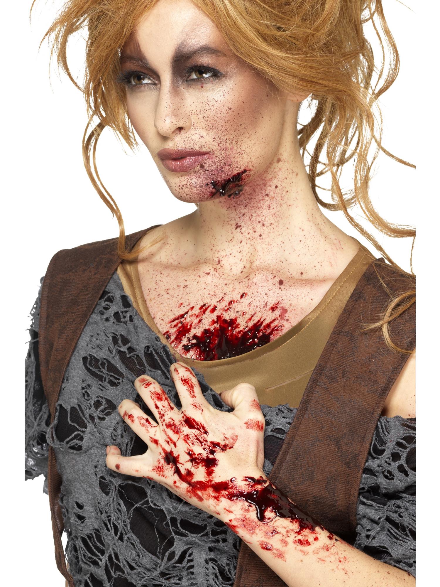 smiffys-makeup-fx-scab-blood-kunstblut-dunkelrot-25g image 1