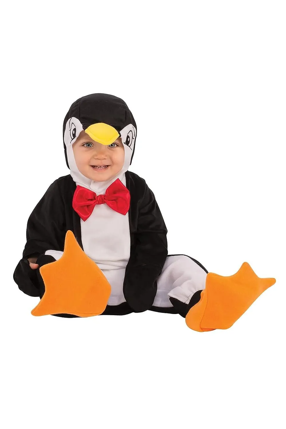 rubies-vinnie-pinguin-kost-m-kinder-gr-96-schwarz-wei image 1
