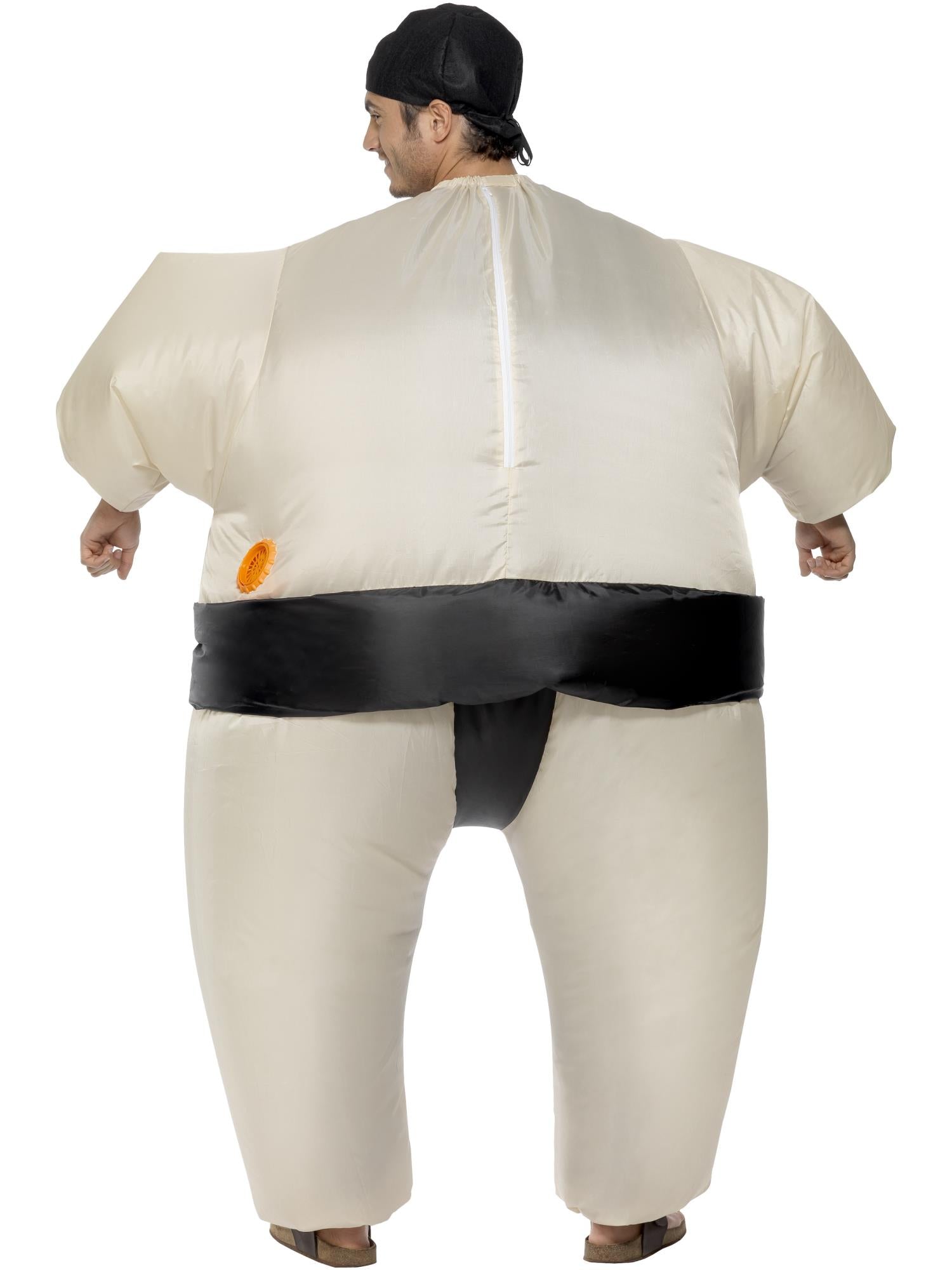 smiffys-fever-sumo-kost-m-aufblasbar-creme-herren image 2