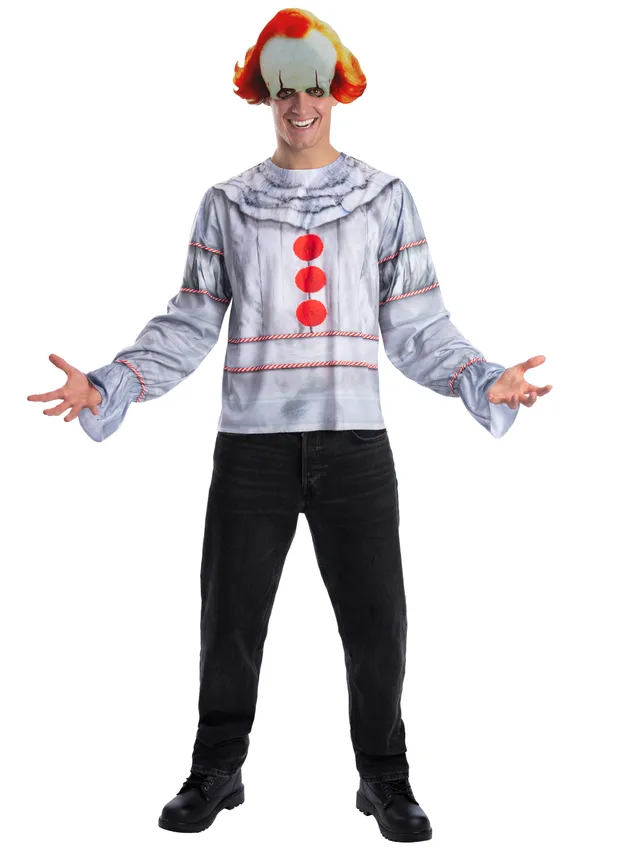 rubies-es-clown-kost-m-m-l-oberteil-maske-horror image 1