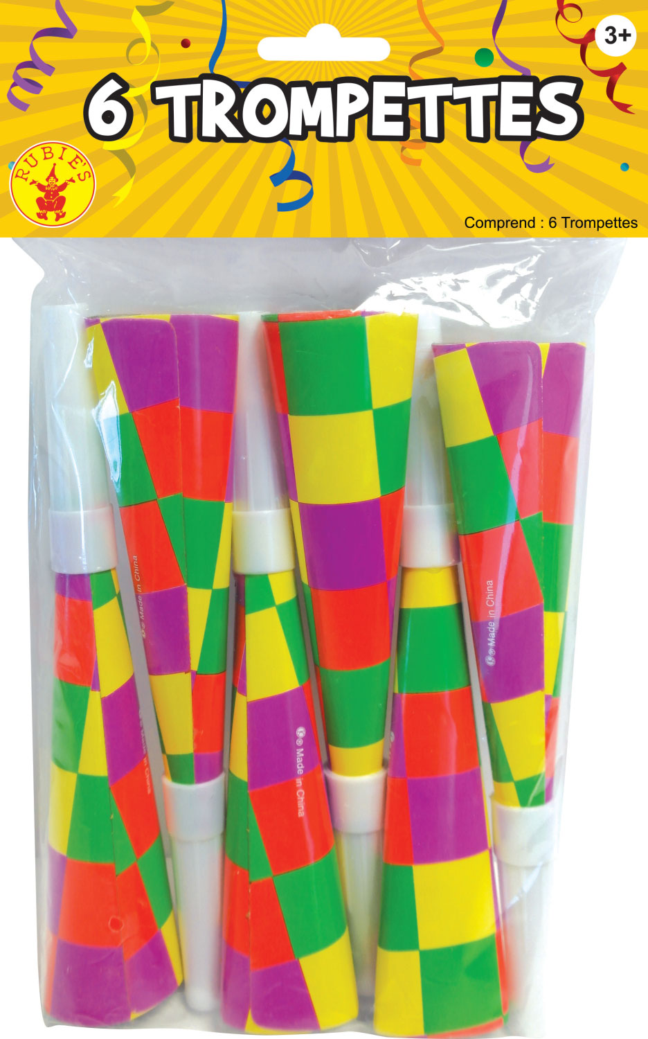 rubies-partytr-ten-karton-6er-set-bunt image 1