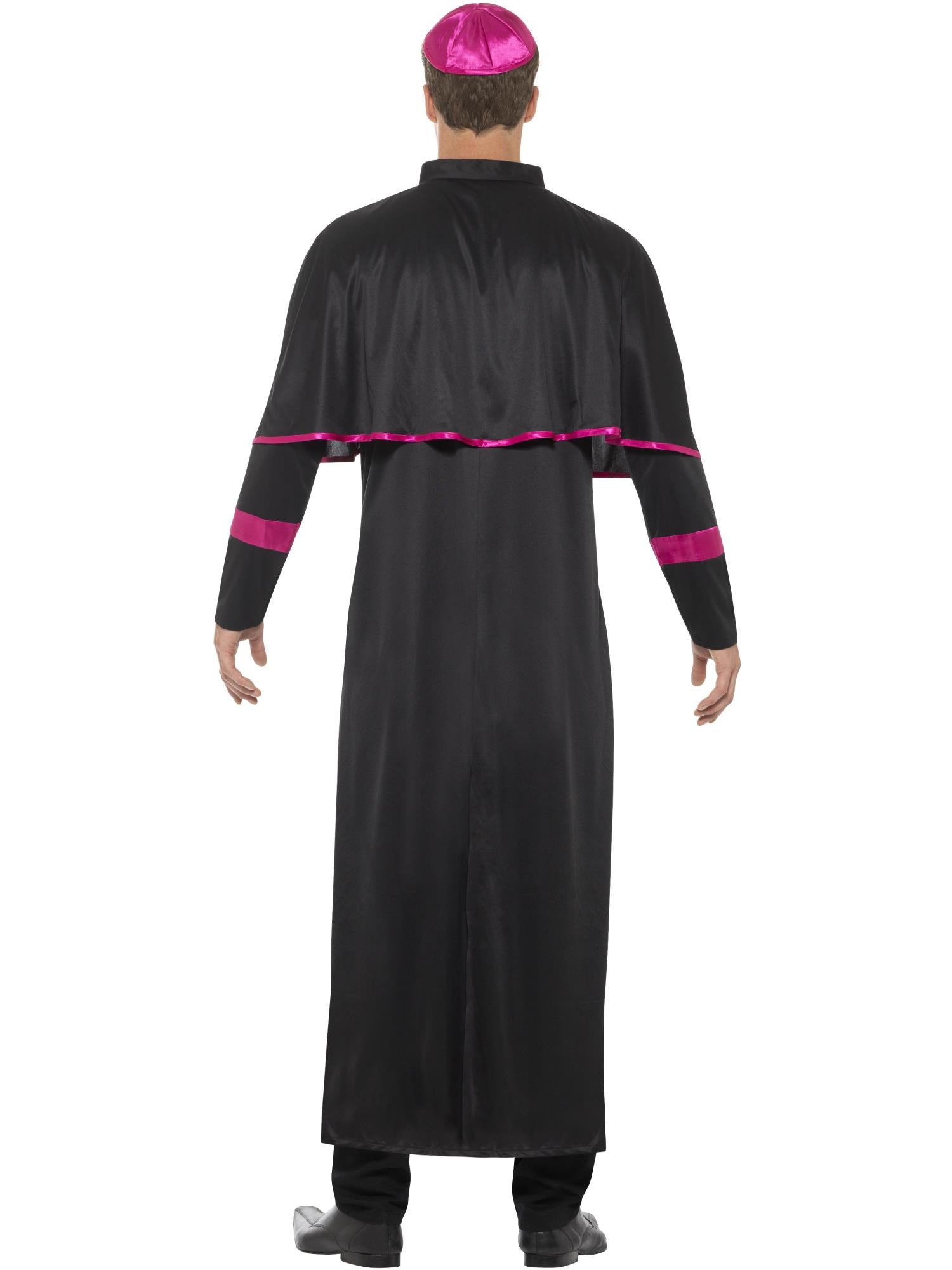smiffys-fever-cardinal-kost-m-herren-schwarz-mit-hut image 2
