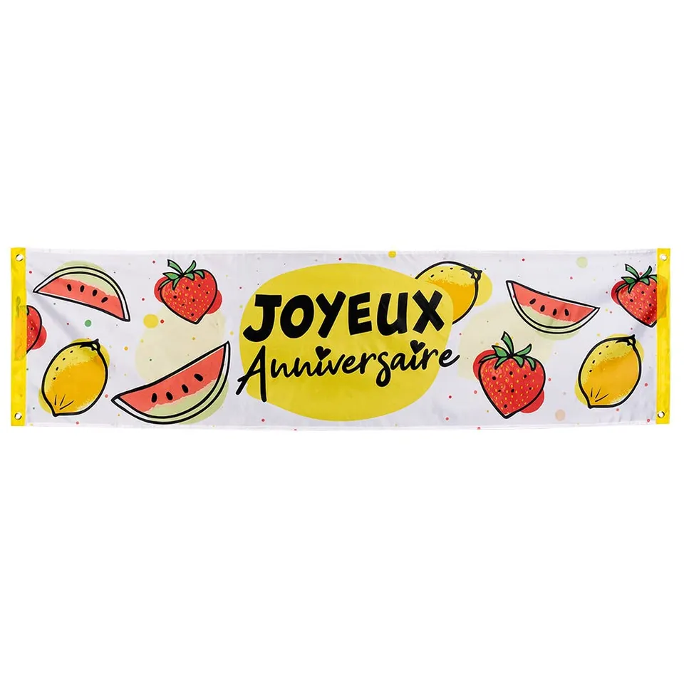 boland-decorations-joyeux-anniversaire-banner-50x180-obst-polyester image 1