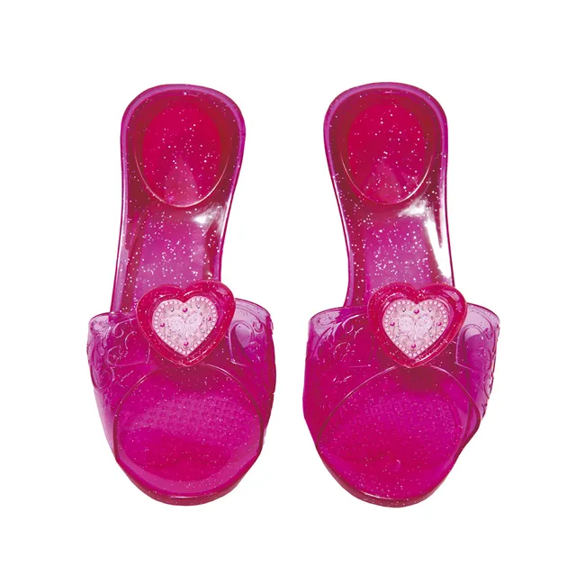 rubies-autres-accessoires-prinzessin-schuhe-rosa-glitzer image 1
