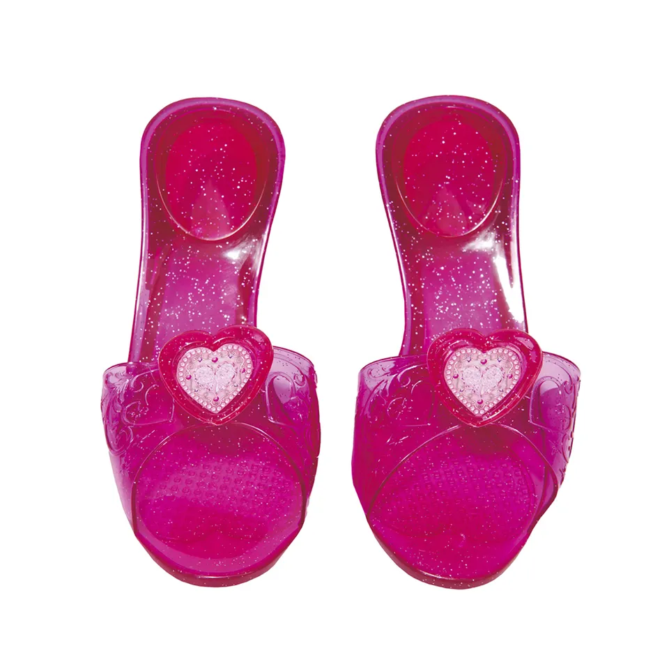 rubies-autres-accessoires-prinzessin-schuhe-rosa-glitzer image 1