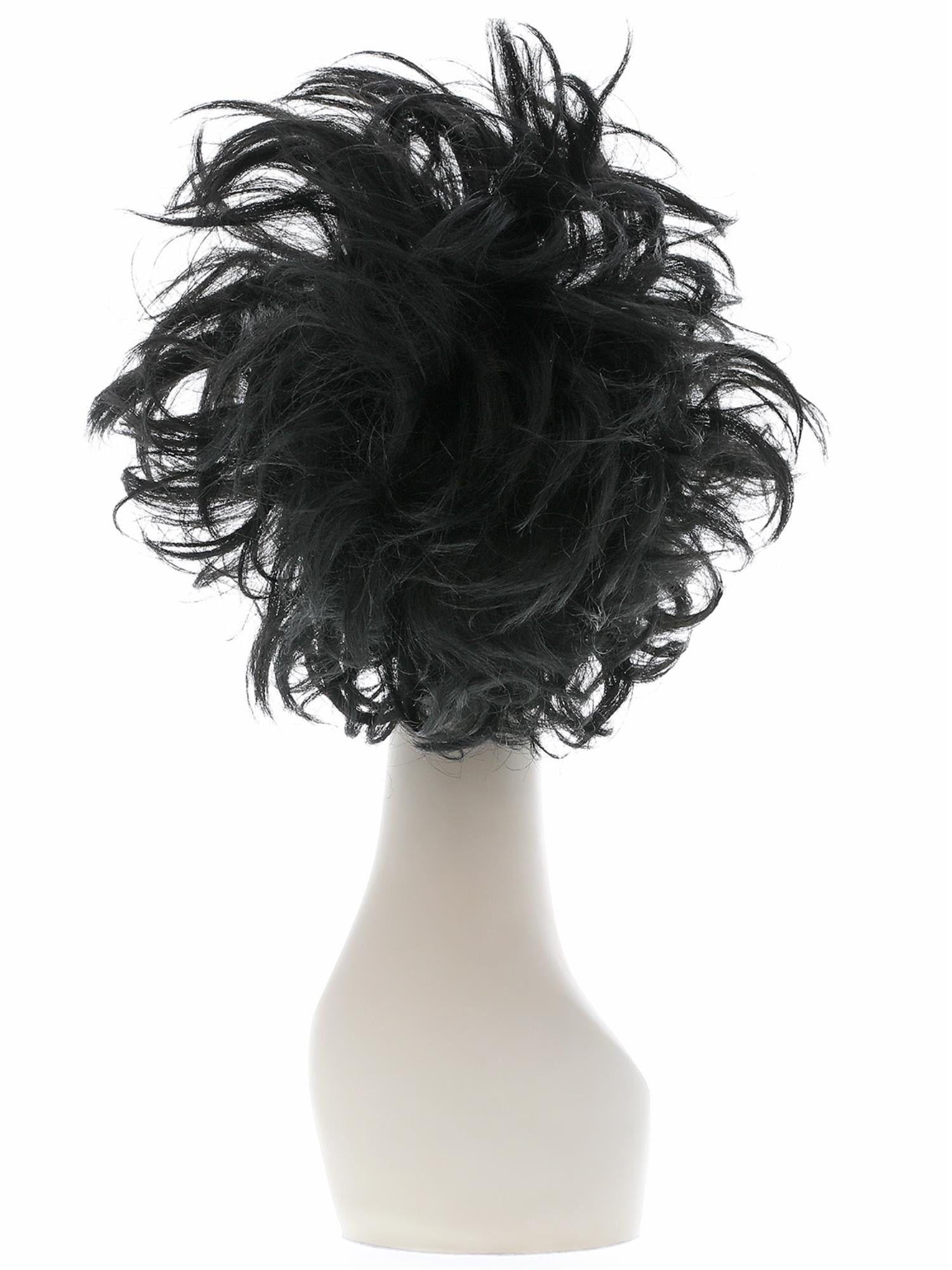 smiffys-fever-psycho-wig-halloween-per-cke-schwarz image 2