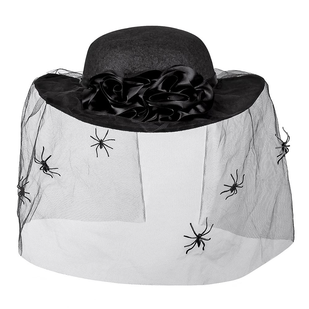 boland-headwear-spider-widow-hut-mit-schleier-schwarz-57-cm image 1