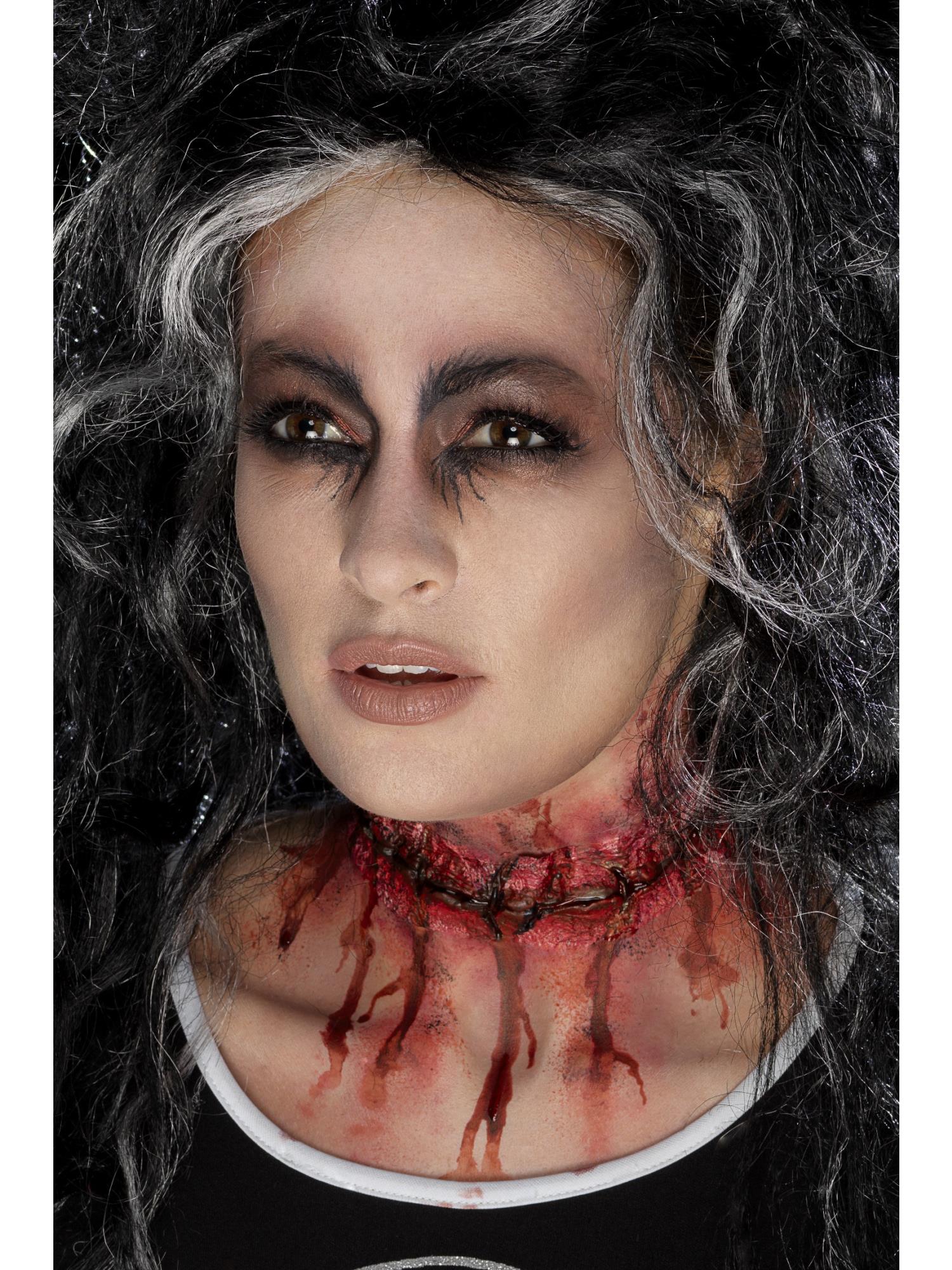 smiffys-makeup-fx-latex-narbe-gen-ht-hals-rot image 6
