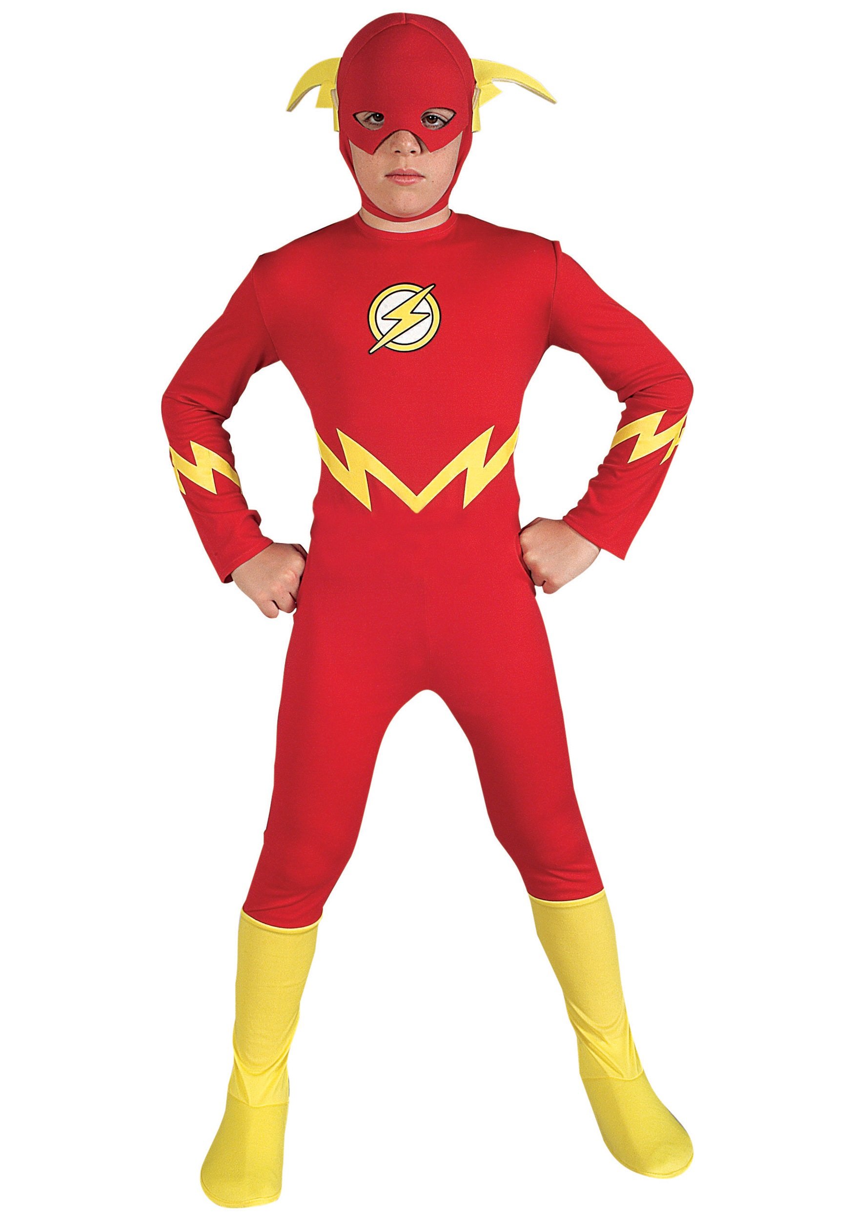 rubie-s-deluxe-flash-kost-m-kinder-rot-medium-5-6-jahre image 1