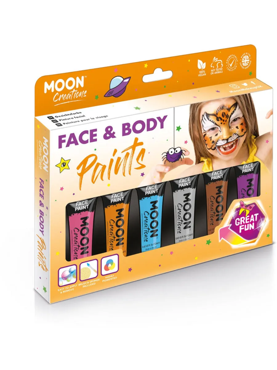 moon-creations-face-body-paint-set-6-farben-box image 1