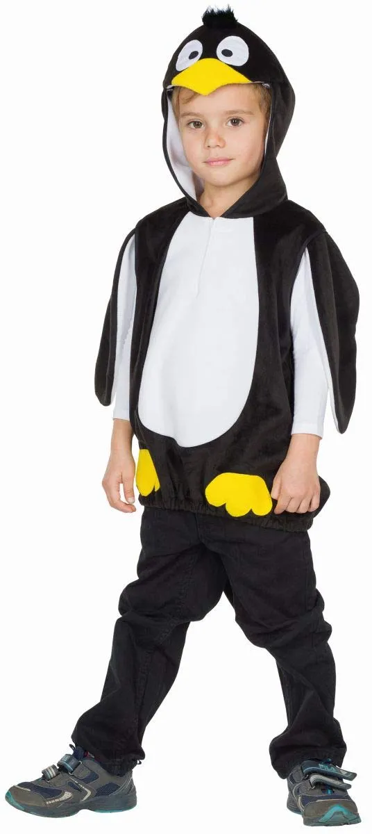 rubie-s-deluxe-pinguin-theo-tunika-kost-m-kinder-116-schwarz image 1