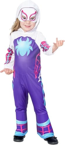 rubie-s-deluxe-ghost-spider-kost-m-kleinkind-5-6-j-mit-maske image 2