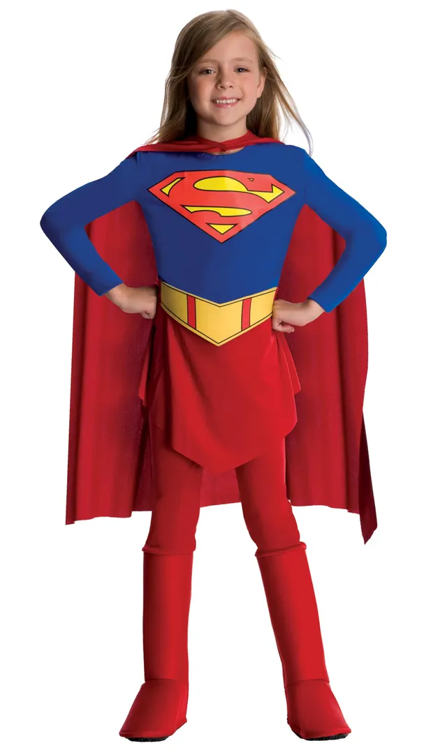 rubie-s-deluxe-supergirl-kost-m-gr-e-l-mit-cape image 1