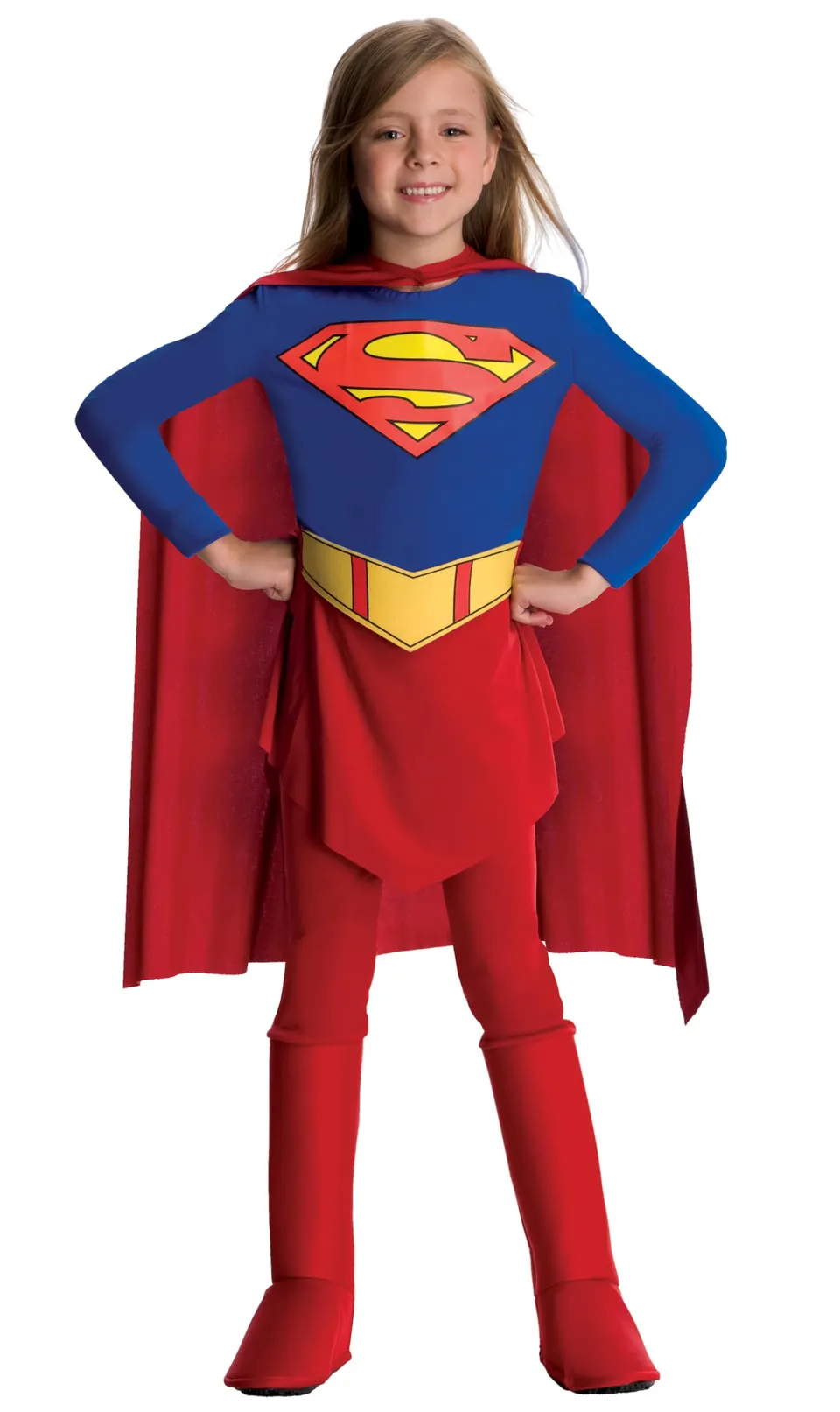 rubie-s-deluxe-supergirl-kost-m-gr-e-l-mit-cape image 1