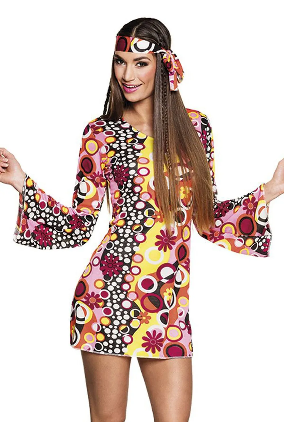 boland-costumes-groovy-girl-hippie-kost-m-damen image 1