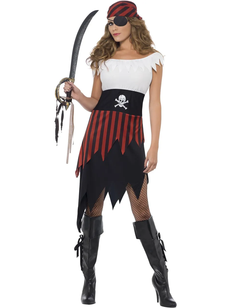 smiffys-fever-pirate-wench-piratenkost-m-damen-m-schwarz image 1