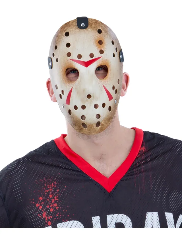 smiffys-fever-jason-voorhees-maske-hockey-maske-erwachsene-horror image 1