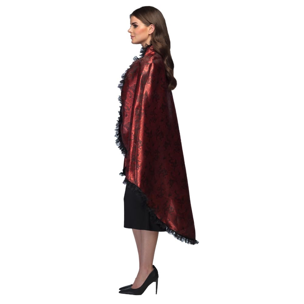 boland-halloween-71022-blood-lady-umhang-schwarz-rot image 2
