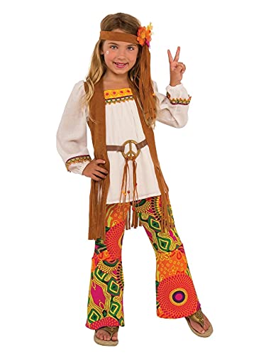 rubie-s-deluxe-blumenkost-m-kinder-hippie-klein-bunt image 6