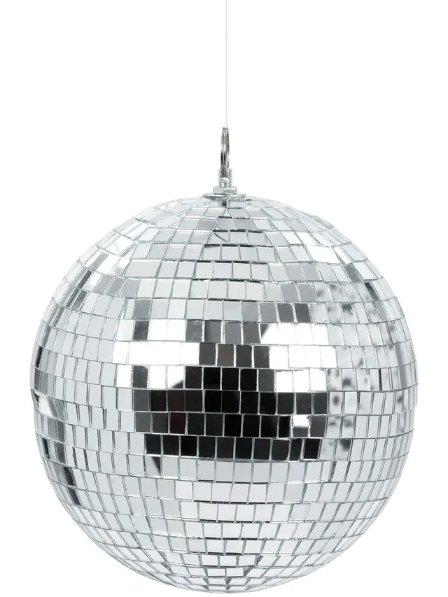 smiffys-fever-discokugel-silber-h-ngedeko image 1