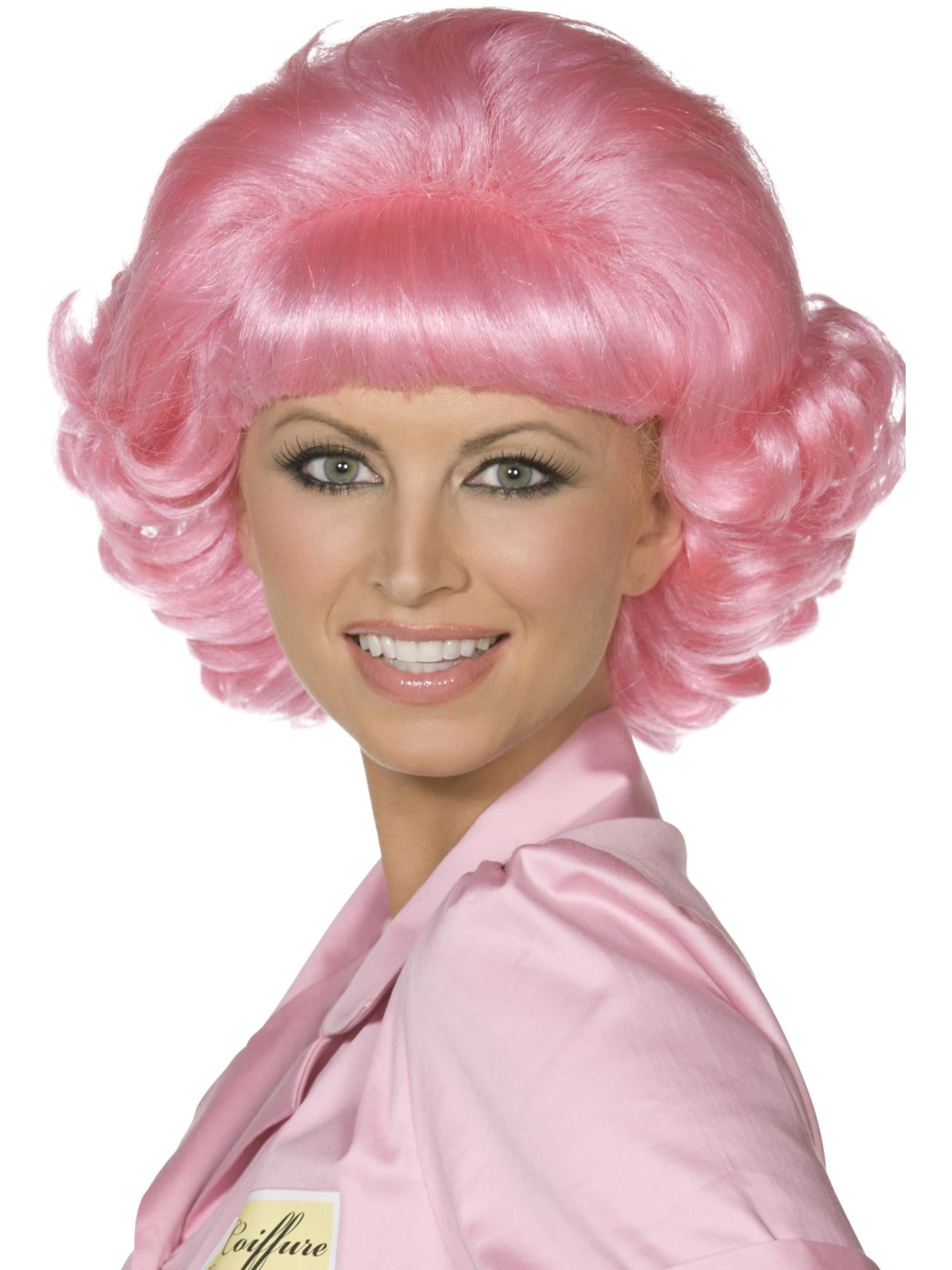 smiffys-fever-grease-frenchy-per-cke-pink-kurz-damen image 3