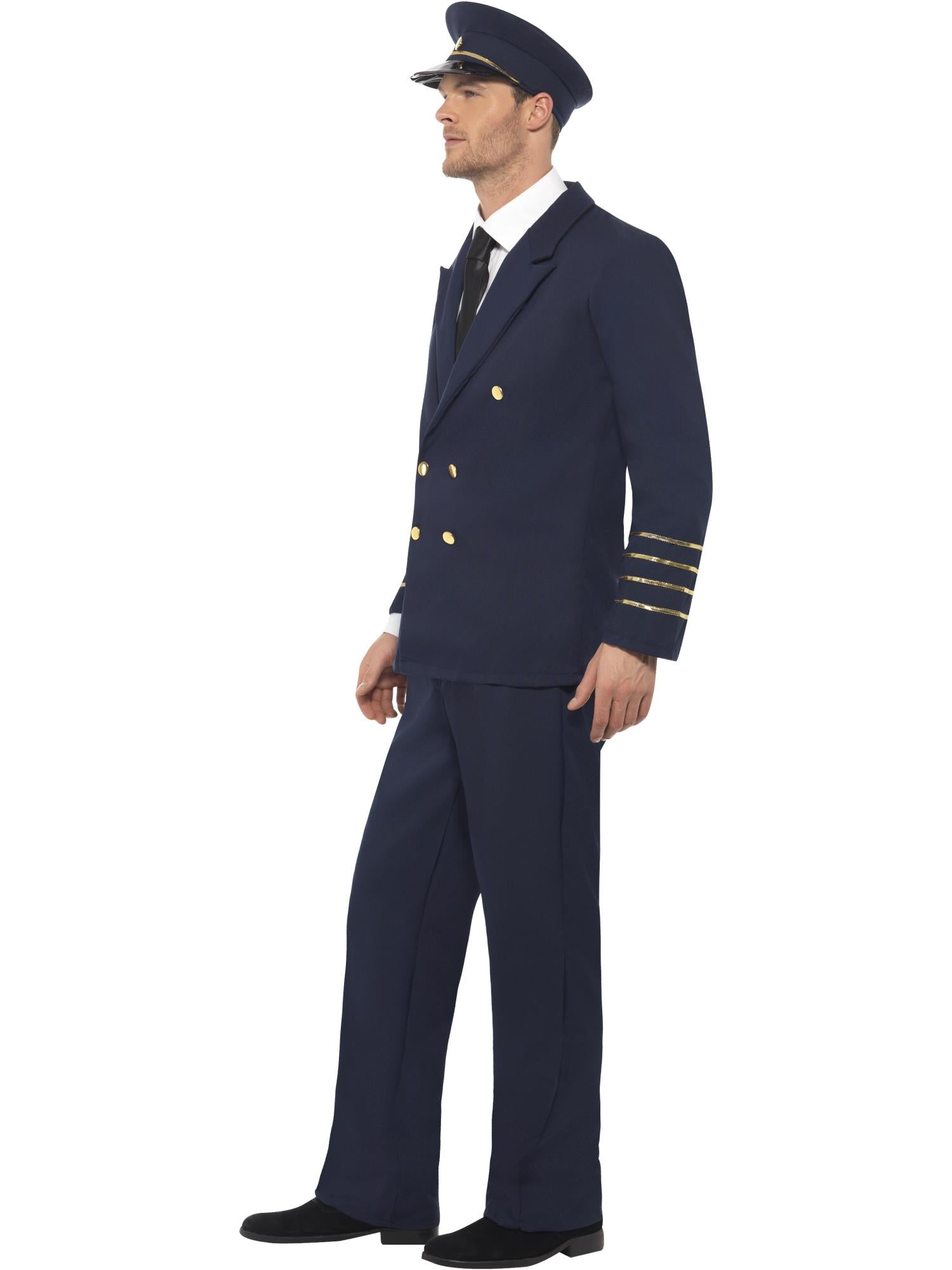 smiffys-pilot-kost-m-herren-marineblau-gr-e-m image 3