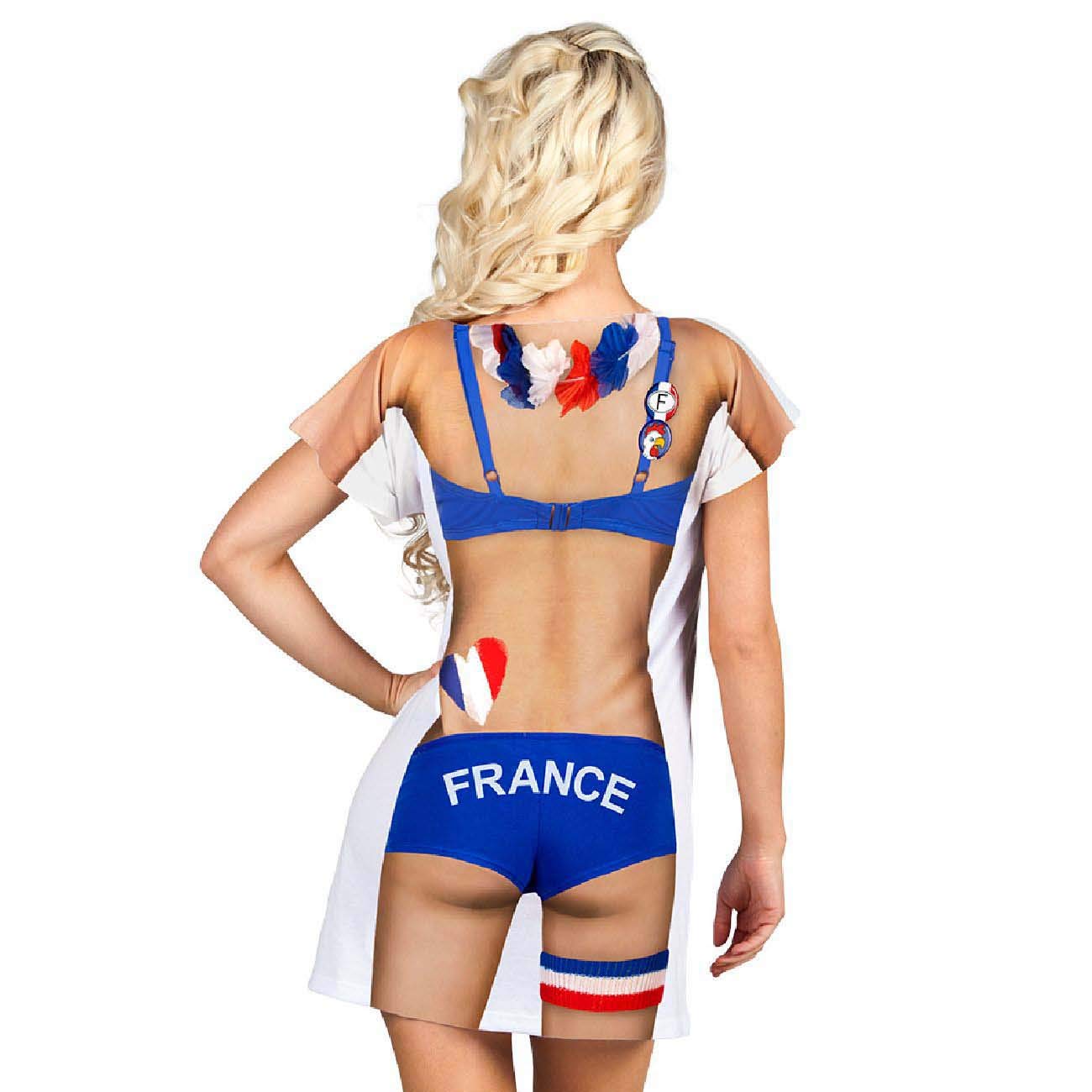 boland-sexy-fan-frankreich-shirtkleid-damen-m-l image 2