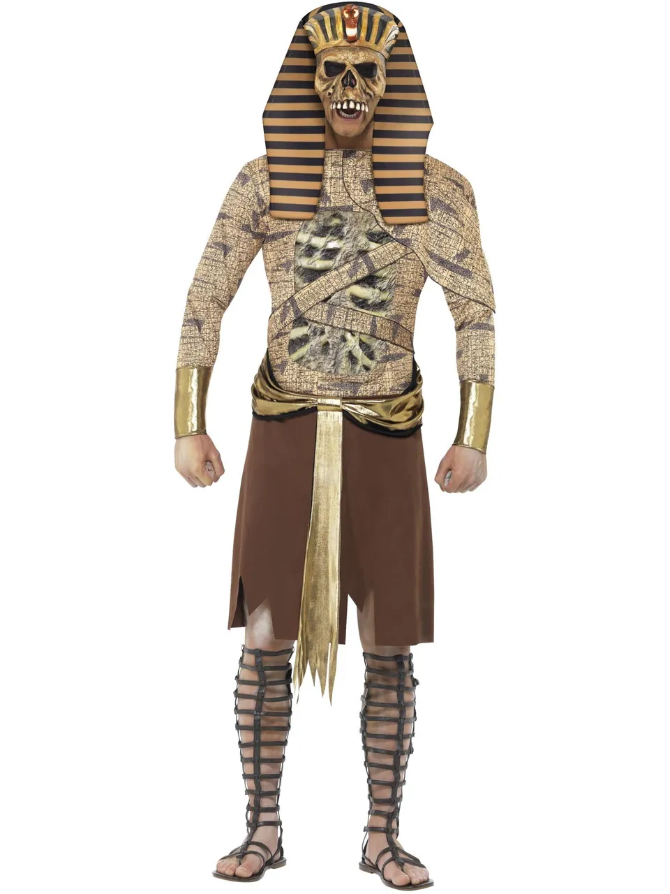 smiffys-fever-zombie-pharao-kost-m-herren-gold-m-l image 1