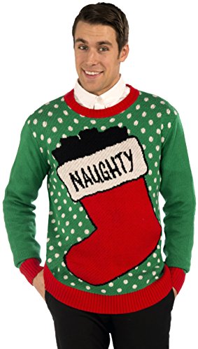 rubie-s-deluxe-naughty-stocking-weihnachtspullover-gr-n-l image 4