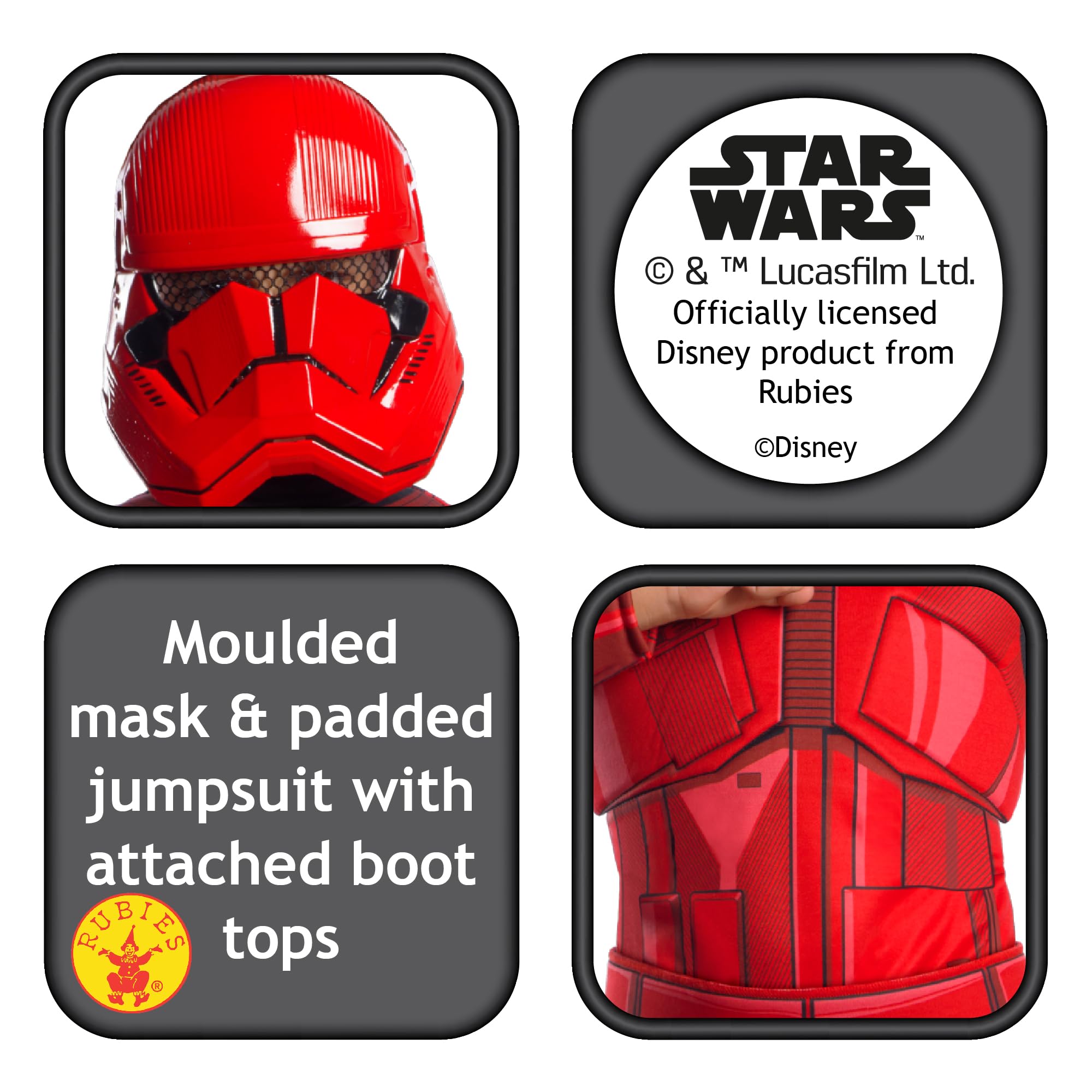 rubie-s-deluxe-red-stormtrooper-kost-m-l-8-10-j image 2