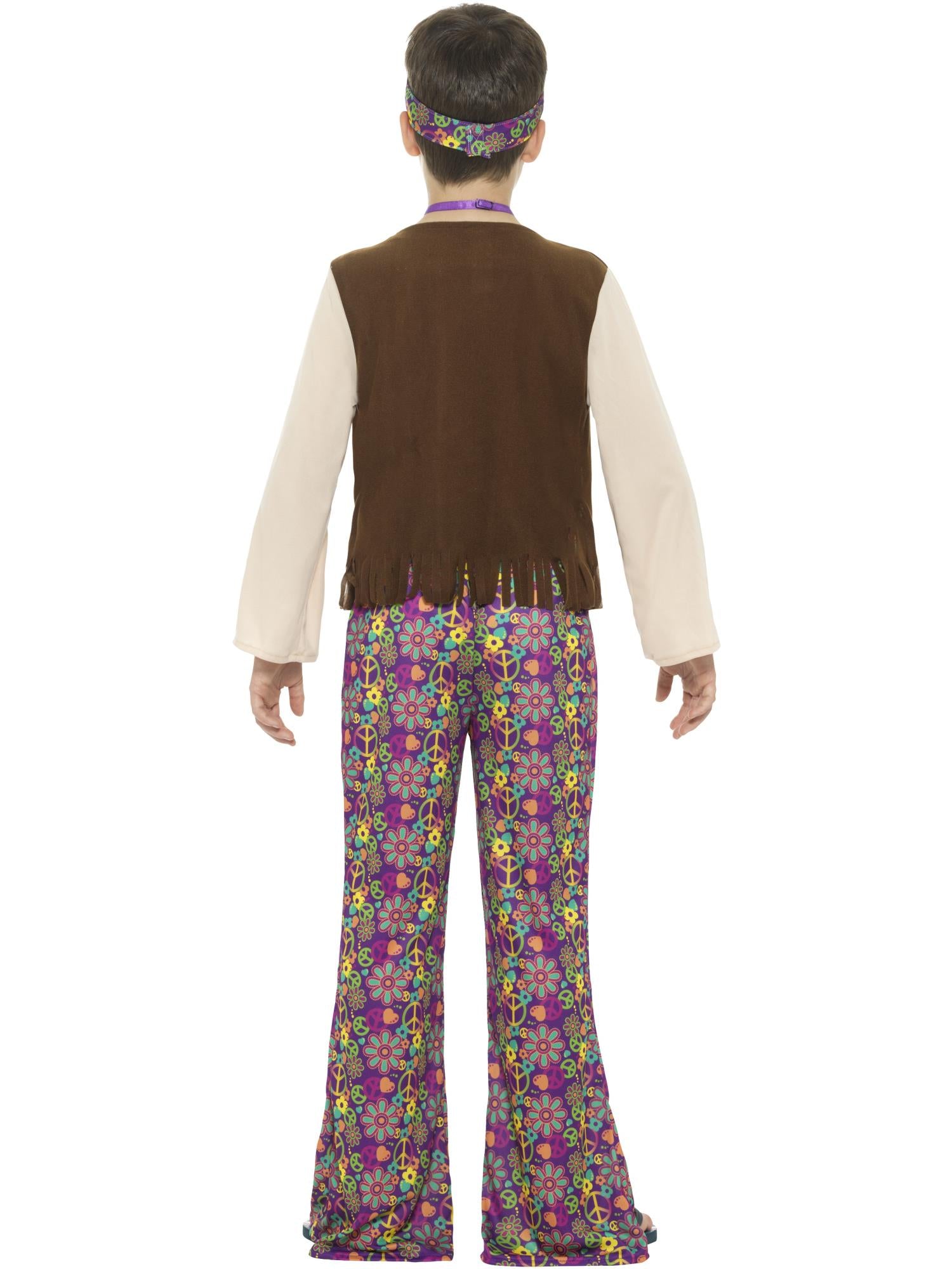 smiffys-hippie-jungen-kost-m-bunt-m-7-9-jahre image 2