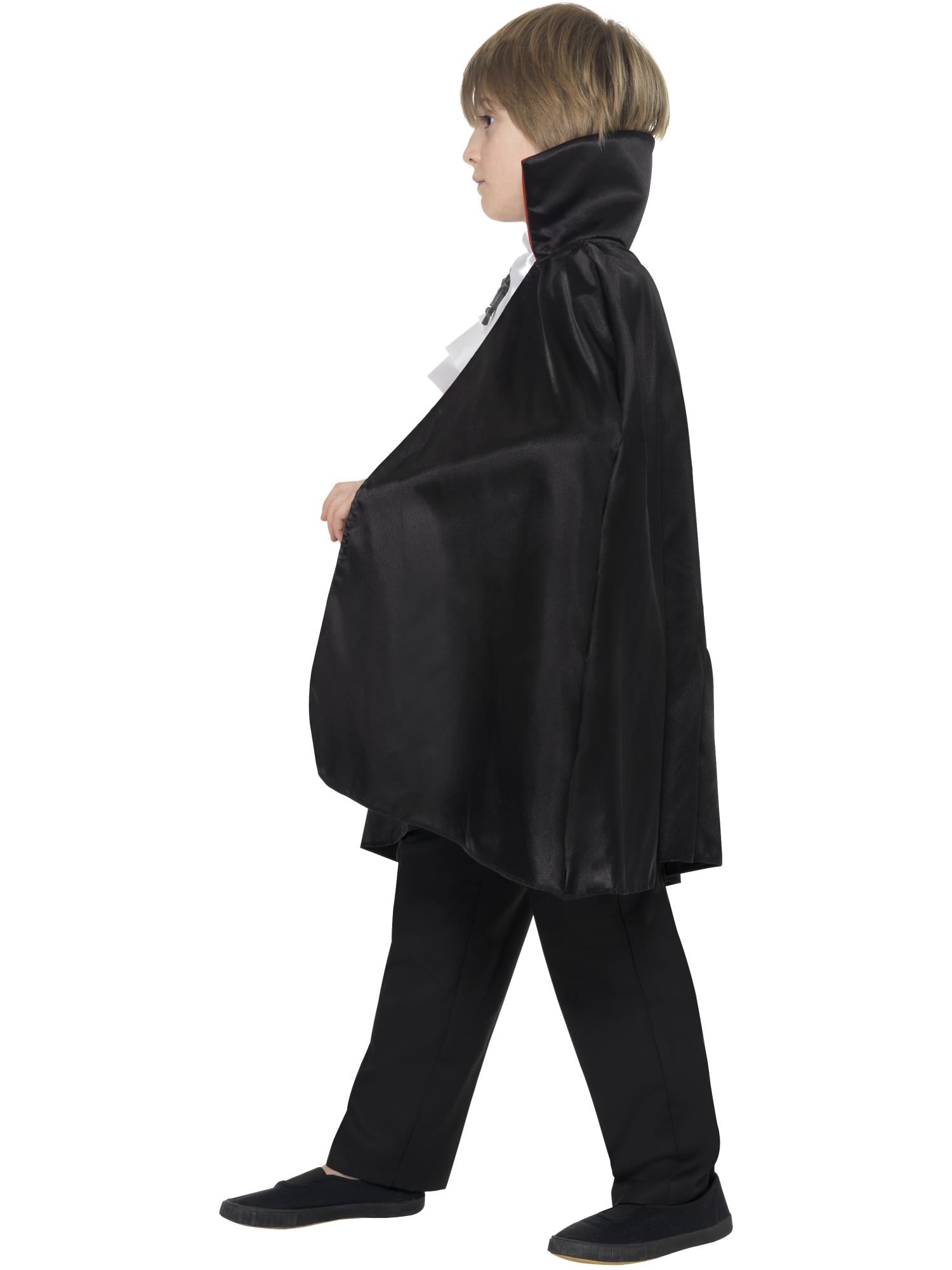 smiffys-fever-dracula-kost-m-jungen-schwarz-mit-cape image 3