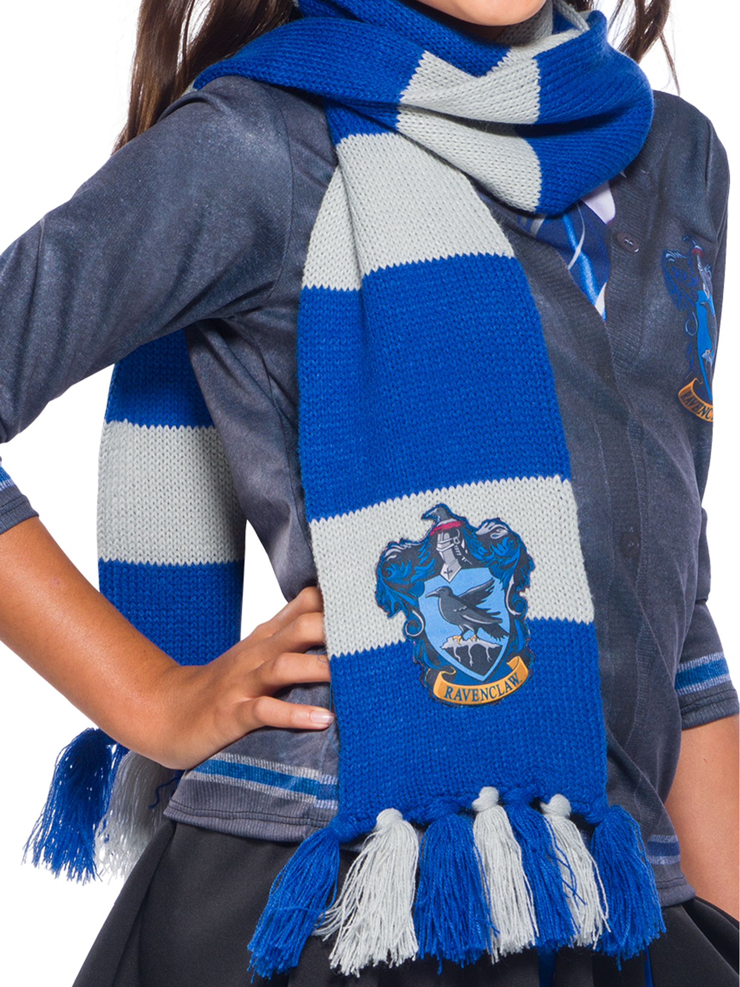 rubies-serdaigle-luxus-schal-ravenclaw-gestreift-acryl image 3